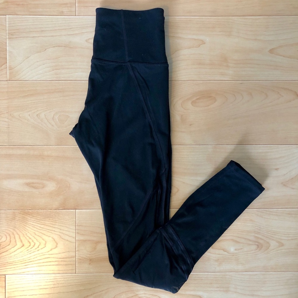 Athleta Workout Leggings with Mesh Detail